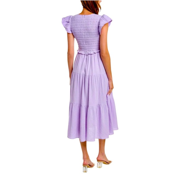 Tuckernuck O.P.T Phoebe Dress - lilac. S. NWT - Picture 2 of 7